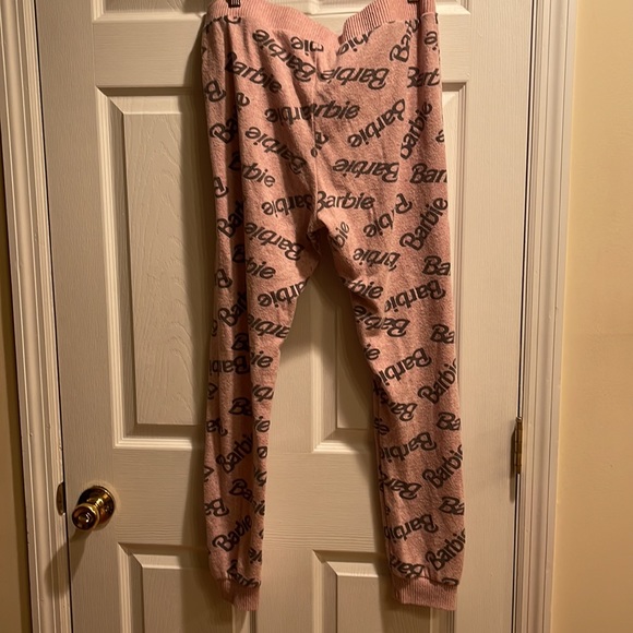 Barbie soft drawstring pink gray lounge Pj pants - Picture 4 of 4